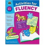 Teacher Created Resources Gr 3-4 Fluency Activities Bk Activity Printed Book - English