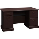 Bush Business Furniture Syndicate 60w Double Pedestal Desk Box 1 Of 2