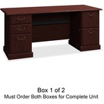 Bush Business Furniture Syndicate 72w Double Pedestal Desk Box 1 Of 2
