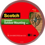 Scotch Exterior Weather-resistant Double-sided Tape With Red Liner