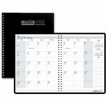House Of Doolittle Black Cover Academic Monthly Planner
