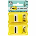 Post-it Flags Value Pack, Yellow, 1 In Wide, 50/dispenser, 12 Dispensers/pack