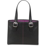Solo Classic Carrying Case (tote) For 16" Notebook - Black, Magenta