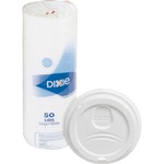 Dixie Perfectouch Cup White Plastic Lids