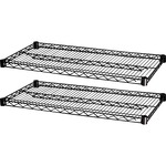 Lorell 2 Extra Shelves For Industrial 48"x18" Wire Shelving