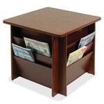 Buddy Solid Wood 3-in-1 Literature Rack Table