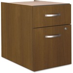 Bush Business Furniture Series C2 Drawer 3/4 Pedestal - Assembled In Warm Oak