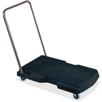 Rubbermaid 4400 Triple Trolley, Utility Duty With Straight Handle And 3" (7.6 Cm) Casters