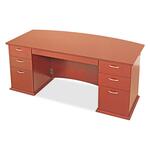 Lorell Contemporary 9000 Bow Front Desk