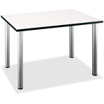Bush Business Furniture Aspen Tables 48w X 28-1/2d Rectangle Table In White