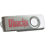 ARIZONA DIAMONDBACKS EDITION DATASTICK SWIVEL 4GB USB FLASH DRIVE