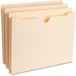 Business Source 1" Exp Heavyweight File Pockets