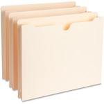 Business Source 1.5" Exp Heavyweight File Pockets