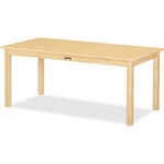 Jonti-craft Multi-purpose Maple Large Rectangle Table