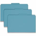 Smead 19204 Blue Pressguard Classification File Folder With Safeshield Fasteners