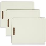 Smead 26802 Gray/green 100% Recycled End Tab Classification Folders