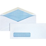 Business Source No. 10 Tinted Dia Seam Wndow Envelopes
