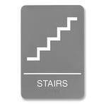 U.s. Stamp & Sign Ada Plastic Stairs Sign