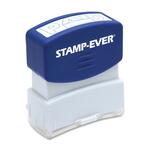 U.s. Stamp & Sign Pre-inked Blue Paid Stamp