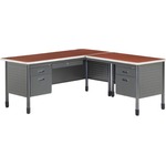 Ofm Mesa Series L-shaped Desk With Right Pedestal Return