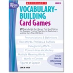 Scholastic Res. Gr 4 Vocab. Bldg. Card Games Book Education Printed Book By Liane B. Onish - English