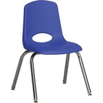 Early Childhood Resources 14" Stack Chair, Chrome Legs