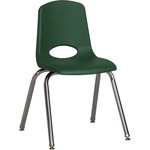 Early Childhood Resources 16" Stack Chair, Chrome Legs