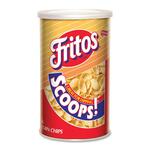 Frito Lay Corn Chips Scoops Canister