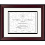 Dax Rosewood And Black Document Frame