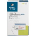 Business Source Laminating Luggage Tag Pouch