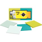 Post-it® Super Sticky Full Adhesive Notes, 3" X 3", Assorted Colors