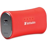 Verbatim Portable Power Pack, 2200mah - Red