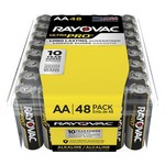 Rayovac Alaa-48f Mercury Free Alkaline Batteries, Aa 48 Pk