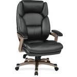Worksmart Executive Eco Leather Chair With Pu Padded Arms And Coated Base