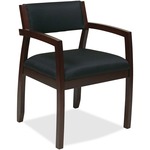 Osp Furniture Napa Espresso Guest Chair With Upholstered Back