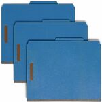 Smead 100% Recycled Pressboard Classification Folders