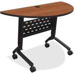 Mooreco Nido Height Adjustable Flipper Table - 4824 Half Round Table