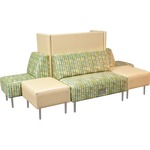 Hpfi 5812 Loveseat With Arms And Back Panel