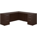 Bbf 300 Series 72w X 22d Desk With 48w Return And 2 And 3 Drawer Pedestals