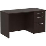 Bush Business Furniture 300 Series 48w X 22d Mocha Cherry Office Desk With Storage