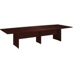 Bbf 120l X 48w Boat Top Conference Table - Wood Base