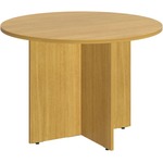 Bush Business Furniture 42w Round Conference Table - Wood Base