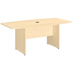 Bush Business Furniture 72l X 36w Boat Top Conference Table - Natural Maple