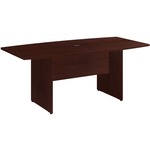Bush Business Furniture 72l X 36w Boat Top Conference Table - Wood Base
