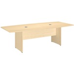 Bush Business Furniture 96l X 42w Boat Top Conference Table In Natural Maple