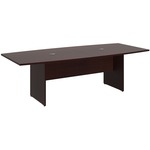 Bush Business Furniture 96l X 42w Boat Top Conference Table - Wood Base