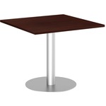 Bush Business Furniture 36w Square Conference Table - Metal Disc Base