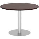 Bush Business Furniture 42w Round Conference Table - Metal Disc Base