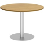 Bbf 42w Round Conference Table - Metal Disc Base