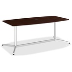 Bush Business Furniture 72l X 36w Boat Top Conference Table In Mocha Cherry